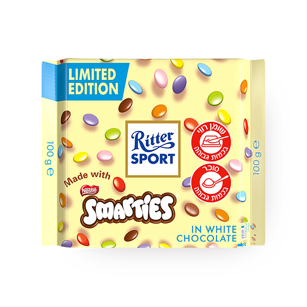 ritter sport white chocolate with smarties