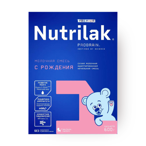 Смесь молочная сухая Premium Nutrilak 1 с рождения