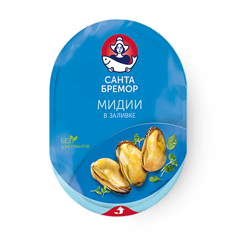 Мясо мидии в заливке «Санта Бремор»