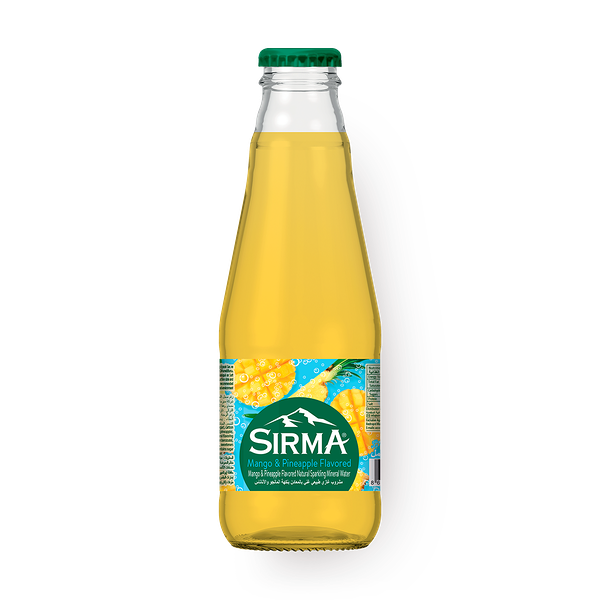 Вода минеральная Sirma манго и ананас газированная