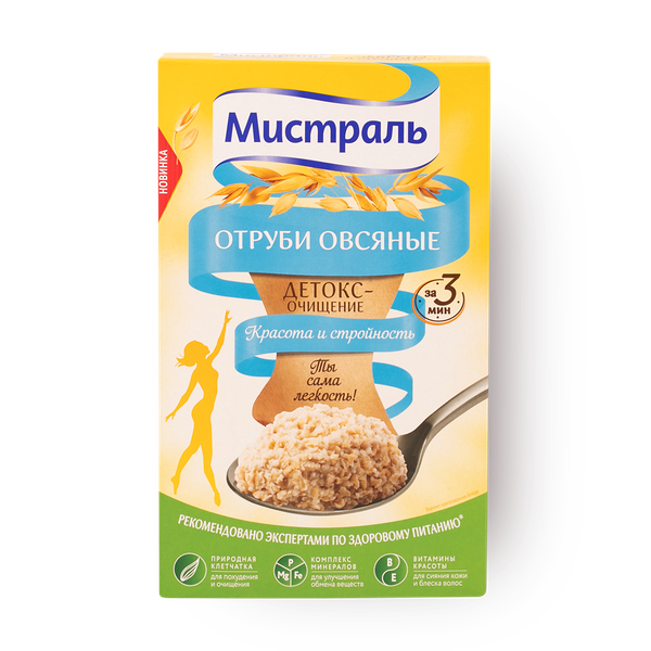 Отруби овсяные «Мистраль»