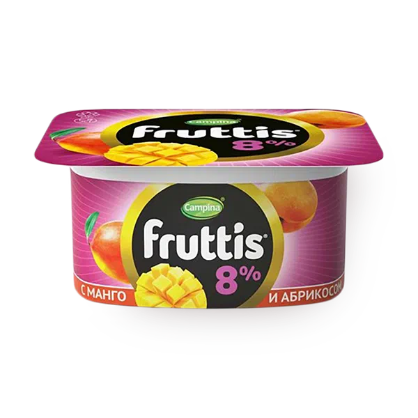 Йогурт Fruttis с абрикосом, манго и лесными ягодами 8%