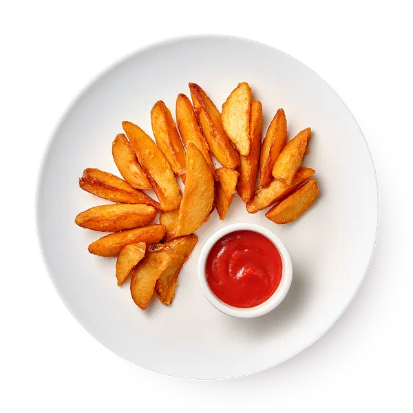 Малая порция Картофельные дольки с кетчупом