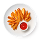 Малая порция Картофельные дольки с кетчупом