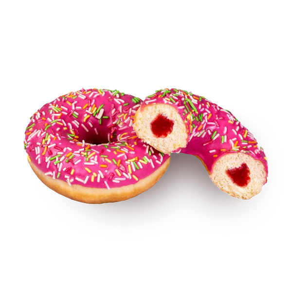 Донат Stokson с клубничной начинкой