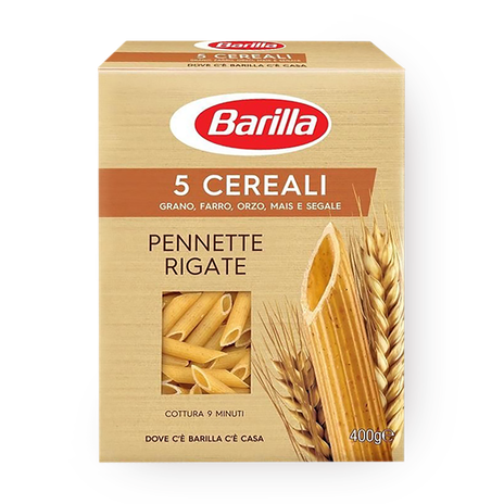 Макароны Pennette Rigate 5 злаков Barilla