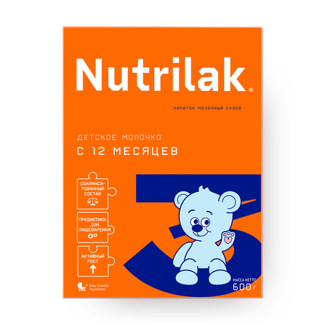 Смесь молочная сухая Nutrilak 3