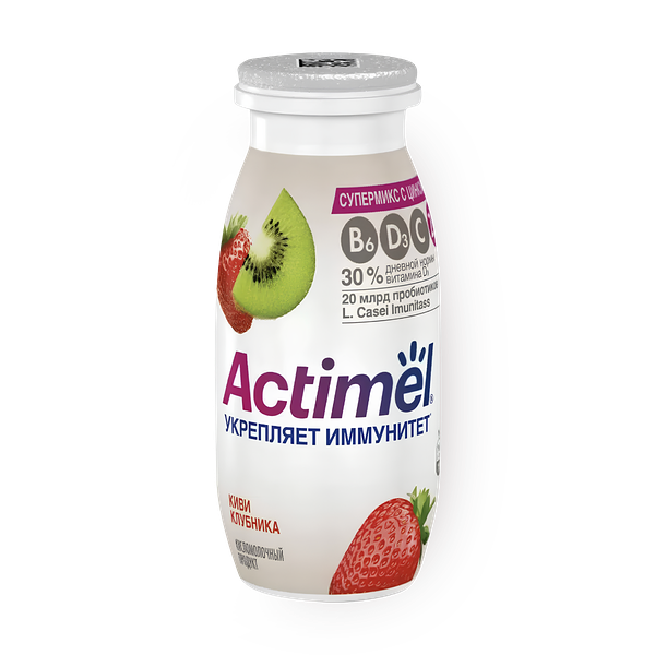 Напиток функциональный Actimel киви-клубника