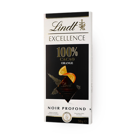 Lindt Excellence 100% Cacao Orange