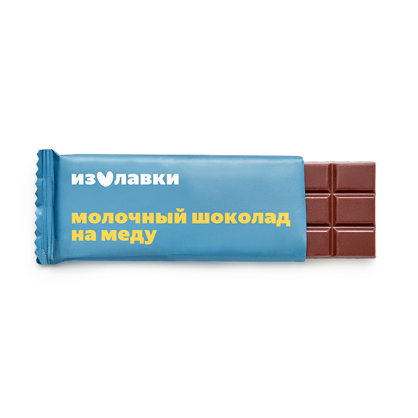 Шоколад молочный на меду «Из Лавки» 46% какао