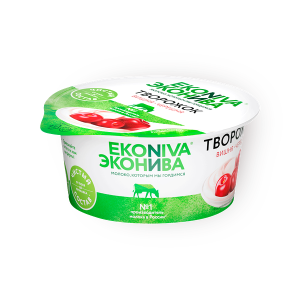 Творожок «Эконива» вишня-черешня 5%