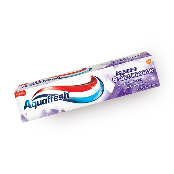 Зубная паста Aquafresh Формула тройной защиты освежающе-мятная, 100 мл ...