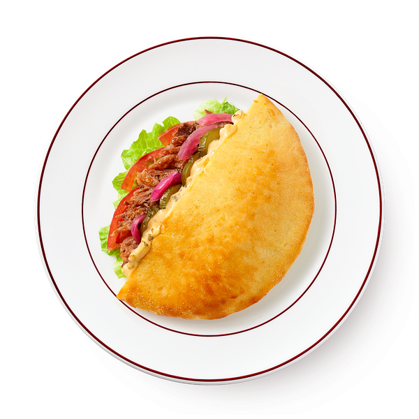 Пита с телячьими щёчками и соусом деми глас All Day