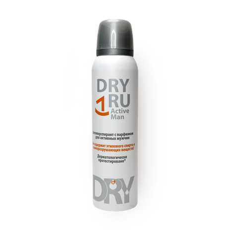 Антиперспирант Dry Ru Active Man с парфюмом