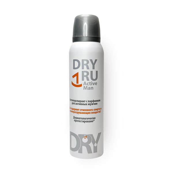 Антиперспирант Dry Ru Active Man с парфюмом