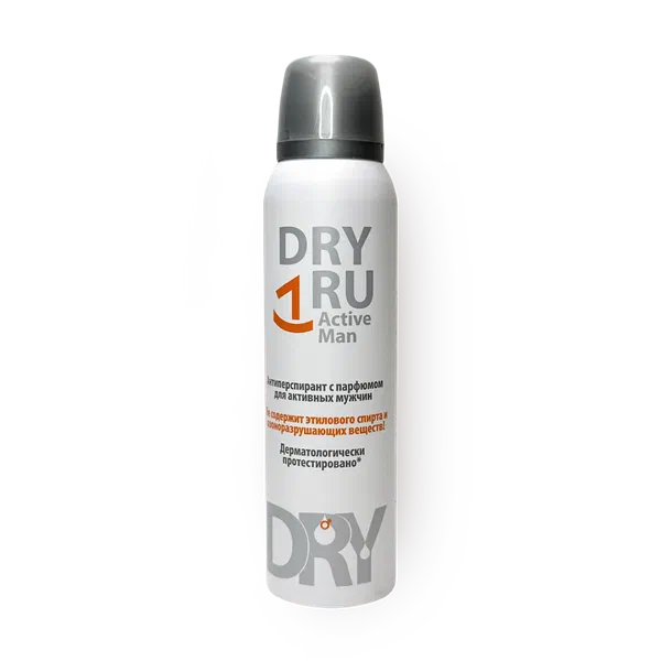 Антиперспирант Dry Ru Active Man с парфюмом