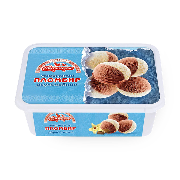 Мороженое «Свитлогорье» двухслойное