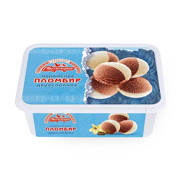 Мороженое «Свитлогорье» двухслойное
