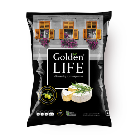 Чипсы Golden Life камамбер с розмарином