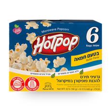 Hot Pop Butter flavor popcorn for microwave