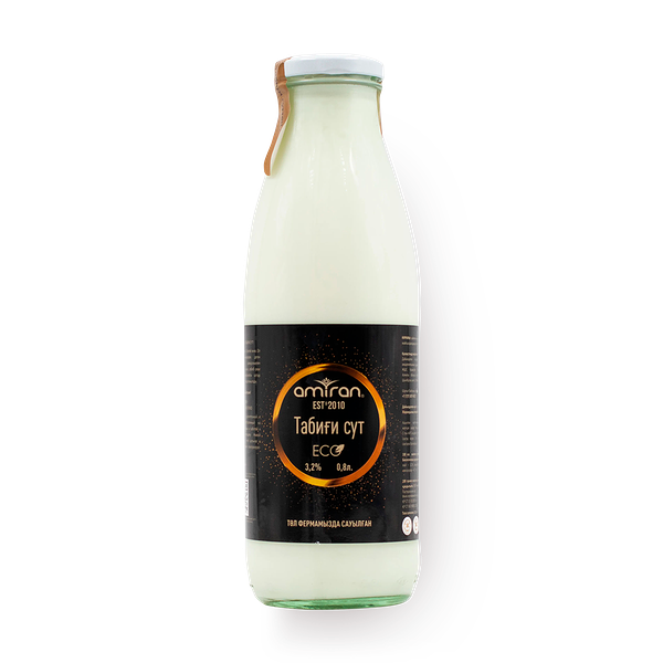 Молоко 3,2% «Амиран» Живое