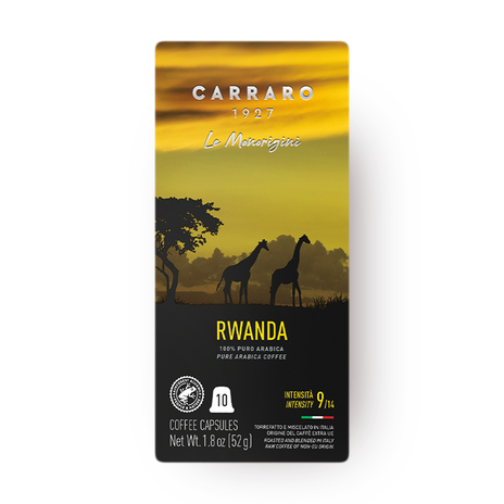 Кофе в капсулах Carraro Rwanda для Nespresso