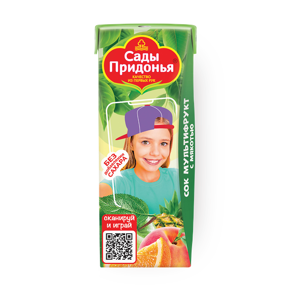 Сок Сады Придо­нья Kids мульти­фрукт