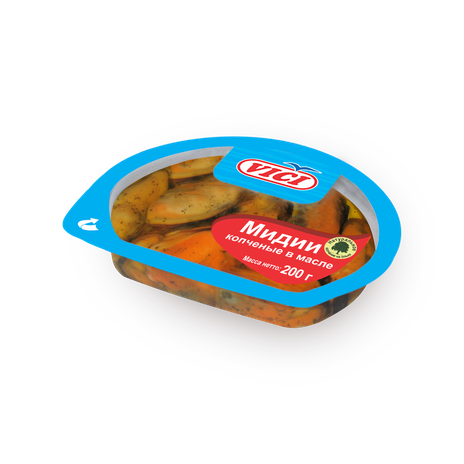 Мидии в масле копчёные Vici