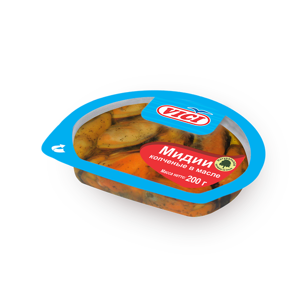 Мидии в масле копчёные Vici