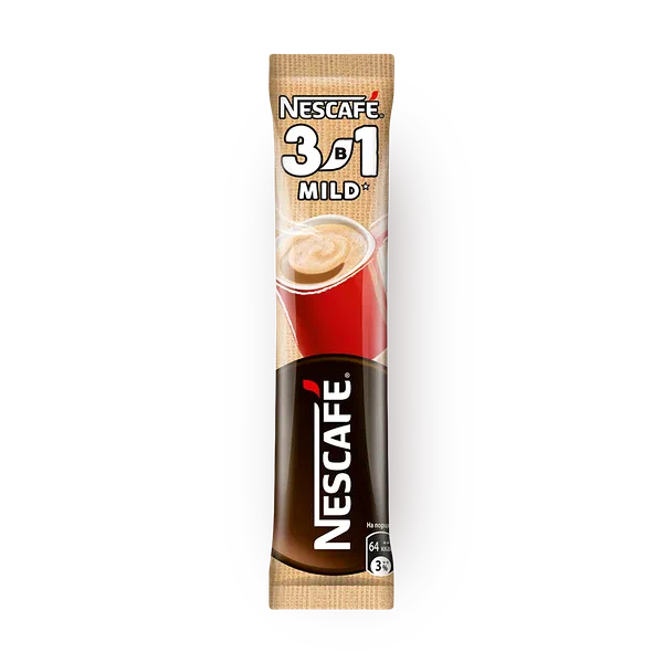Кофейный напиток растворимый 3в1 Nescafe мягкий порционный
