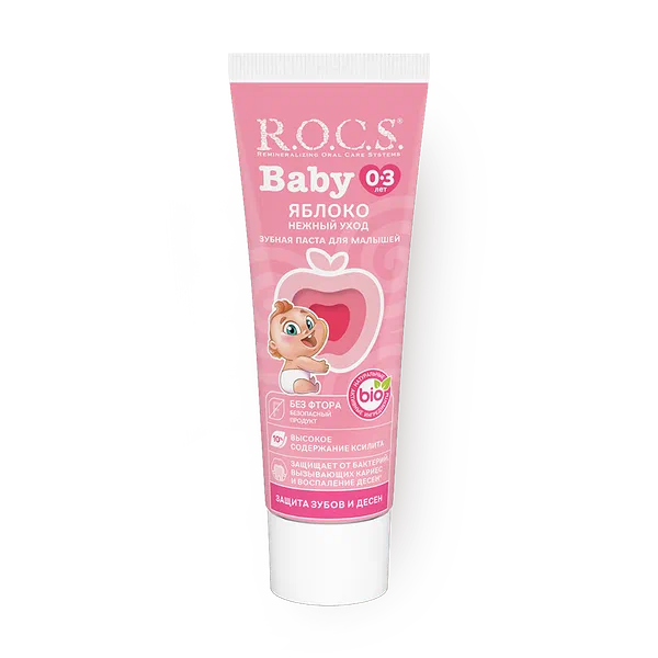 Зубная паста R.O.C.S. Baby Нежный уход яблоко