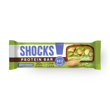 Батончик FitnesShock фисташка