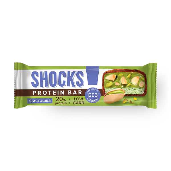 Батончик FitnesShock фисташка
