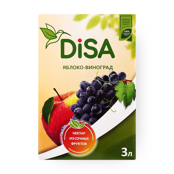Нектар яблочно-виноградный Disa