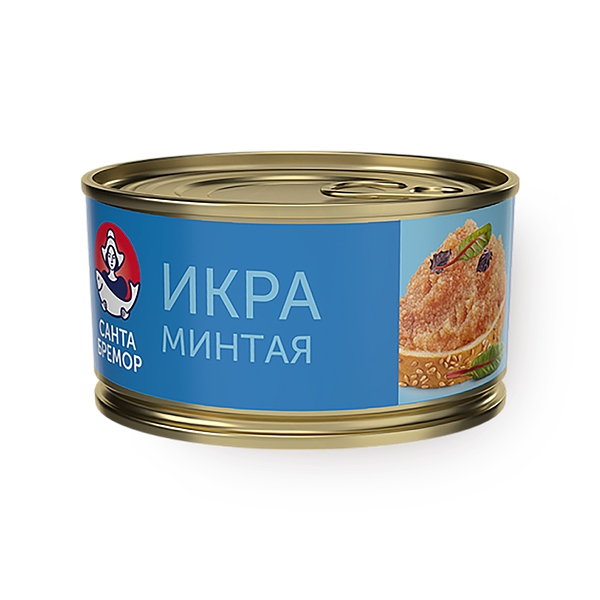 Икра минтая деликатесная «Санта Бремор» Люкс