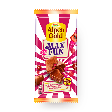 Шоколад Alpen Gold Max Fun вишня