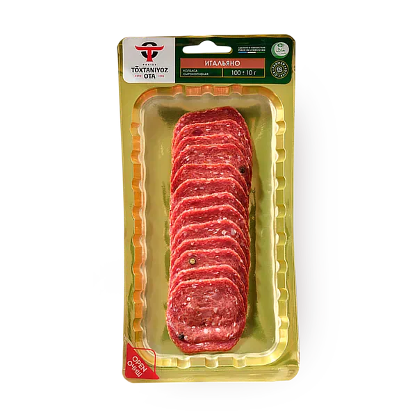 Сырокопчёная нарезка To'xtaniyoz-ota Итальяно