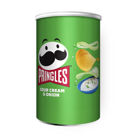 Чипсы Pringles со вкусом сметаны и лука