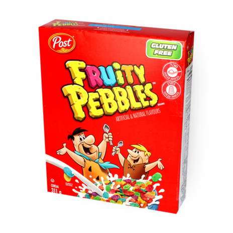 Fruit-flavored rice-based cereal