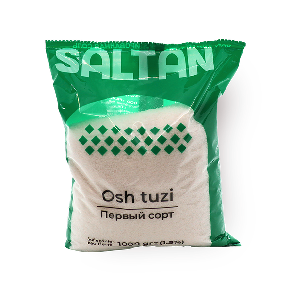 Соль йодированная Saltanat среднего помола