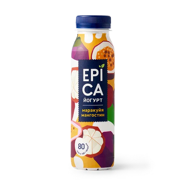 Йогурт питьевой Epica маракуйя мангостин 2,5%