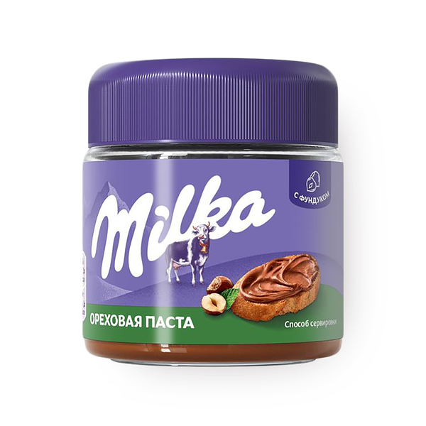 Паста ореховая Milka с фундуком
