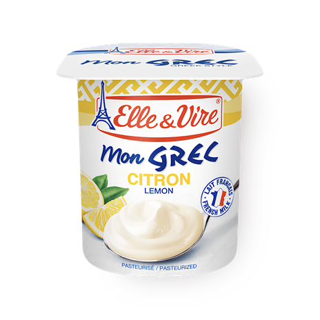 Десерт молочный Mon Grec Elle&Vire с лимоном