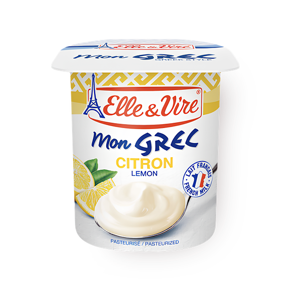Десерт молочный Mon Grec Elle&Vire с лимоном