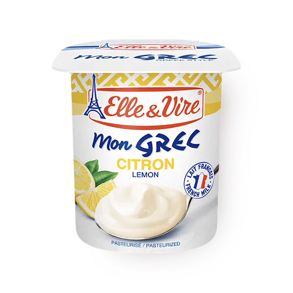 Йогурт греческий Elle&Vire Mon Grec с лимоном десертный