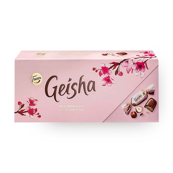 Конфеты Fazer Geisha молочный шоколад
