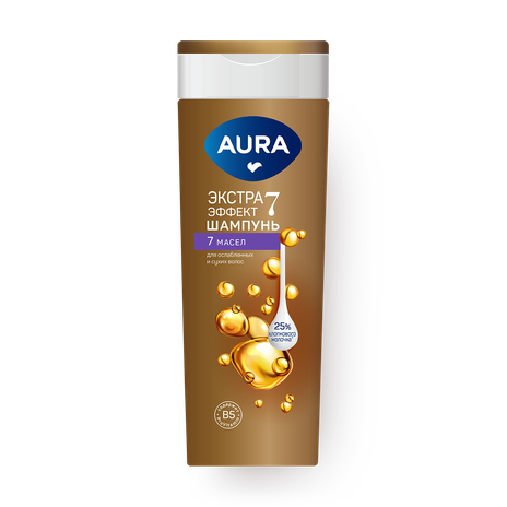 Шампунь Aura 7 масел для волос