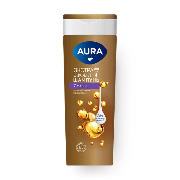 Шампунь Aura 7 масел для волос