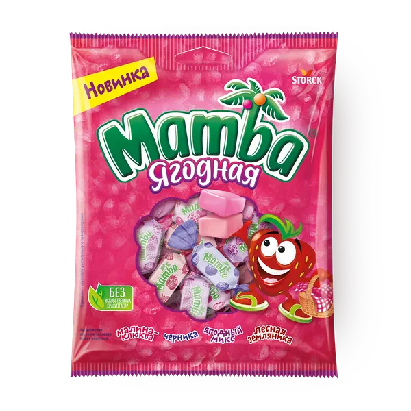 Конфеты жевательные Ягодная Mamba