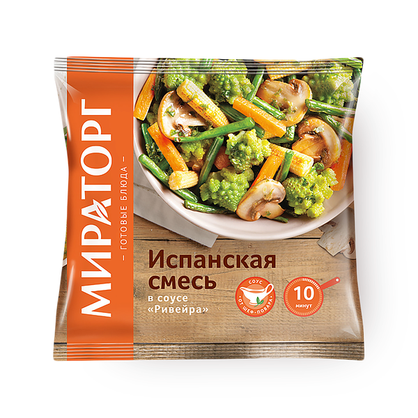Смесь Испанская «Мираторг» в соусе Ривьера замороженная